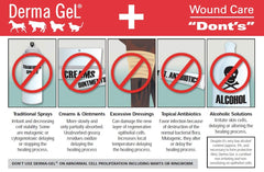 Veterinus Derma Gel protective film effect reduces dressing needs