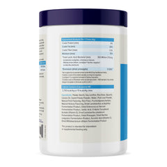 Vetnique Glandex Daily Probiotics bottle label highlighting natural ingredients and vet recommendation.
