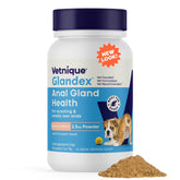 Vetnique Glandex dog fiber powder tub salmon front view for digestive support