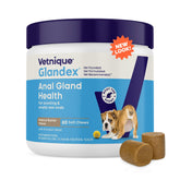Vetnique Glandex pumpkin soft chews for dogs support anal gland health
