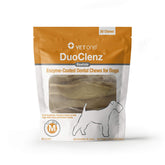Vet One DuoClenz: huesos dentales enzimados para perros medianos, limpieza diaria y aliento fresco.