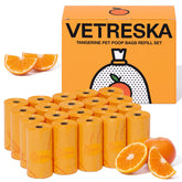 Bolsas para excrementos de perro con aroma cítrico de VETRESKA para paseos diarios