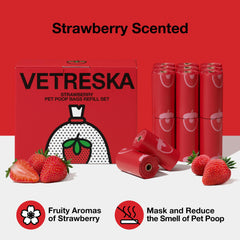 VETRESKA rollo bolsas basura 9x13 pulgadas, tamaño práctico para cualquier salida.