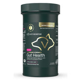 VetriScience Gut Health Powder bottle with scoop supports digestion in dogs and cats.