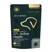 VetriScience Veterinary Strength 27+ bottle front signaling daily canine wellness support