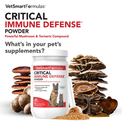 VetSmart Formulas capsules featuring turkey tail blend for immune resilience.