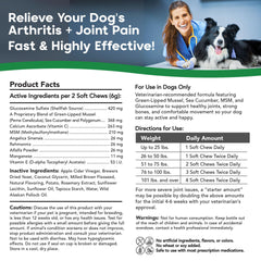 VetSmart glucosamine MSM soft chew texture closeup for joint comfort