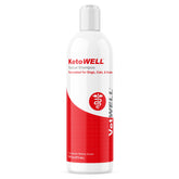 VetWELL KetoWELL topical shampoo bottle pour for even coverage during baths.