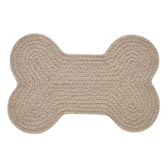 VHC Brands bone rug mat for dogs and cats, indoor/outdoor use keeps spills contained