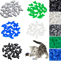 VICTHY 100pcs boy cat nail caps packaging showcases a complete kit for quick home fitting.