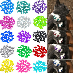 VICTHY cat nail caps packaging shows 160 pieces in vibrant colors for easy customization.