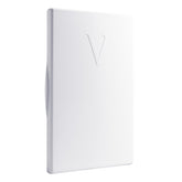 Viecam medium dog door snap-on panel front view blocks drafts and pests.