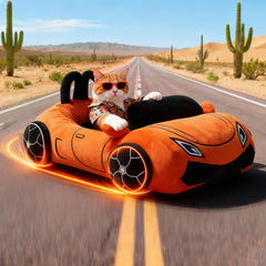 VIEFIN kitty sleep interior view with driver-seat-inspired rest