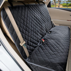 VIEWPETS back seat protector nonslip keeps passengers secure and interior clean.