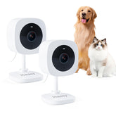 Viigytek 2K home indoor camera front view suitable for pet monitoring.