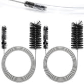 ViiWxx 2-pack dual-ended tube brush close-up bristles for precise cleaning in tight spaces