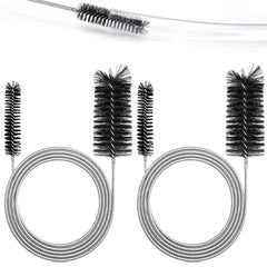 ViiWxx 2-pack dual-ended tube brush close-up bristles for precise cleaning in tight spaces