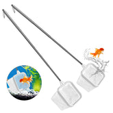 ViiWxx 2-pack white 3-inch aquarium net closeup for gentle fish handling