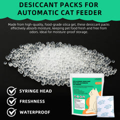 VIKOS food-grade silica gel desiccant packs absorb moisture to extend food life