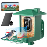VIMKIM bird feeder camera outdoor solar front view for backyard birdwatching