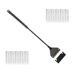 Vimvins algae scraper on glass aquarium removing algae with precise, scratch-free action