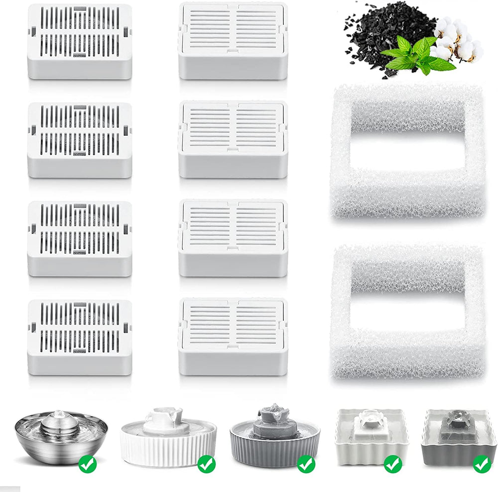 VinDox Cupcake carbon filter pack improves water odor and taste