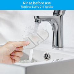 VinDox pre-filter sponge image highlights simple rinsing and quick replacement.