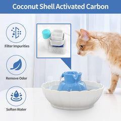VinDox Tritone/Fiumi ceramic fountains compatibility—filters designed for smooth operation.