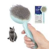 VIOJOJO cat brush release button self-cleaning for easy hair removal