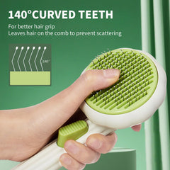 VIOJOJO cepillo perro con mango ergonómico para grooming cómodo
