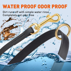 Viper Biothane working lead flexible-core webbing stays pliable in cold weather