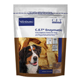 Virbac C.E.T. enzymatic chews package supports daily dog dental care
