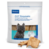 Virbac C.E.T. enzymatic chews pack-shot highlighting daily dental care option