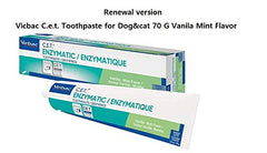 Virbac CET vanilla mint toothpaste for dogs and cats supports simple, enjoyable brushing.