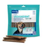 Virbac Veggiedent FR3SH chews front view beef flavor for daily dental care