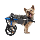Virbraroo dog wheelchair front harness attachment enables quick, stress-free mounting.