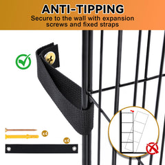 Viscoo cat cage-hammock-included highlights added comfort for naps and lounging.