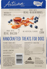 Vita Bone Artisan dog biscuits ingredients image highlights real ingredients for healthy snacking.