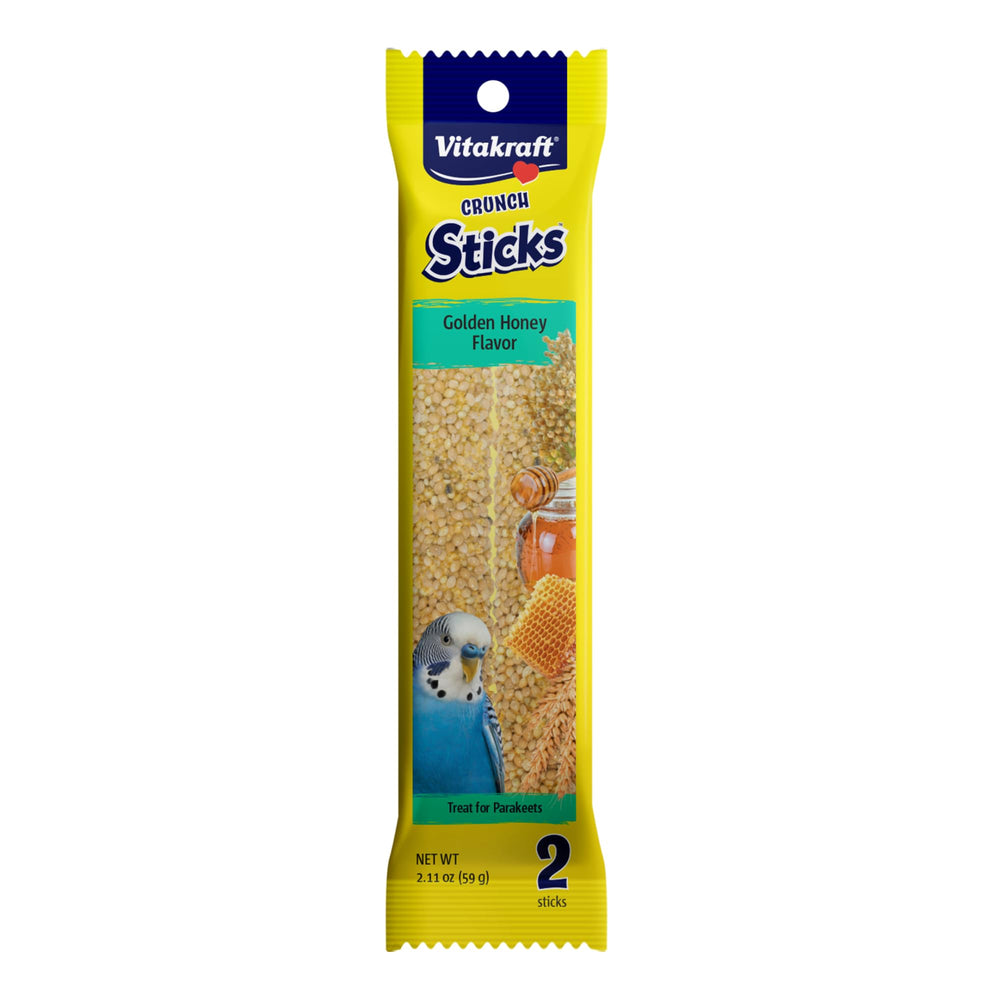 Vitakraft parakeet treat stick wood center for long-lasting chew and enrichment