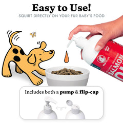 Vital Pet Life salmon oil may support joint comfort and mobility.
