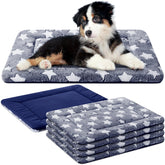 VitalCozy four-pack winter dog crate pads pack shot shows ultra-soft warmth for pets.