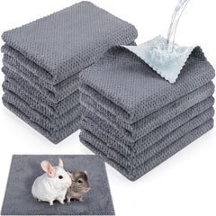 VitalCozy guinea pig cage liner 12x12 gray keeps cages dry and protected.