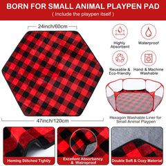 VitalCozy small animal playpen folding design for portable, easy setup on trips.