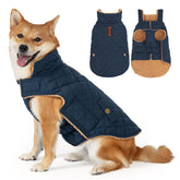 Vitiswap dog winter coat waterproof fabric keeps dog dry in rain and snow