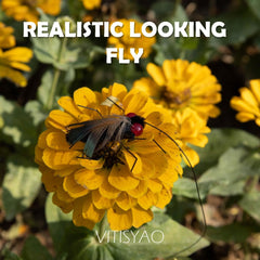 Vitisyao realistic fly attachment evokes natural hunting instincts during interactive sessions.