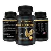VITOFARMA Gallobiotic bottle front signals premium poultry vitality support