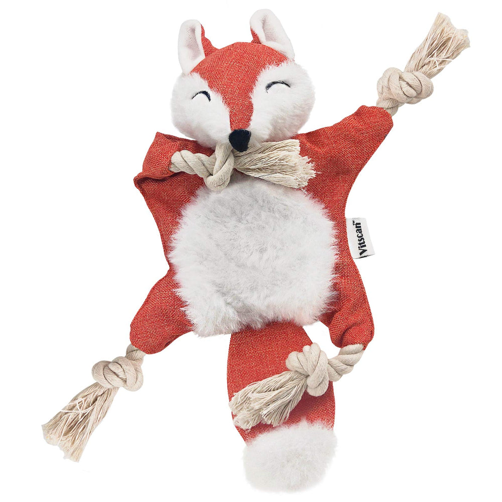 Vitscan Fox dog toy head squeaker for engaging play