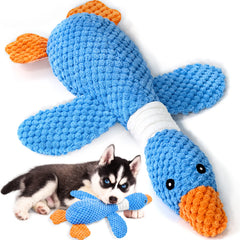 Vitscan Goose indestructible dog toy shows durable plush for tough chewers