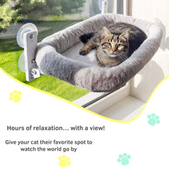 Viva Cat window perch suction cups close-up showing strong attachment for stability.