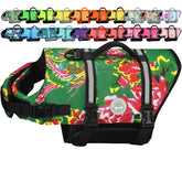 Chaleco salvavidas VIVAGLORY con asa para recoger al perro tras nadar.
